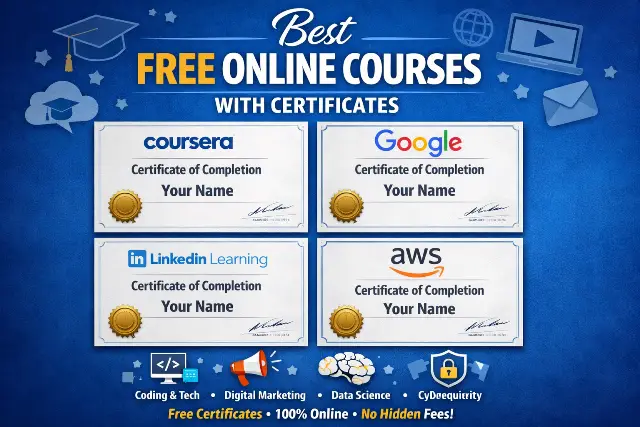 Free Online Courses with Certificates